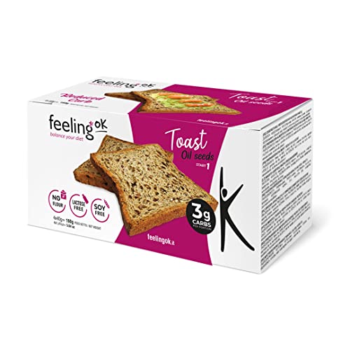 Fooditalia - FeelingOK Start - Protein Toast-Zwieback mit Ölsaaten - 160g von Feeling OK