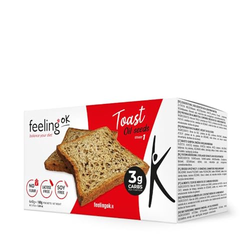 Fooditalia - FeelingOK Start - Protein Toast-Zwieback mit Ölsaaten - 160g von Feeling OK