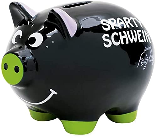 Kleiner Feigling Sparty-Schwein Schwarz Kleiner Feigling Sparty-Schwein Schwarz von Feigling