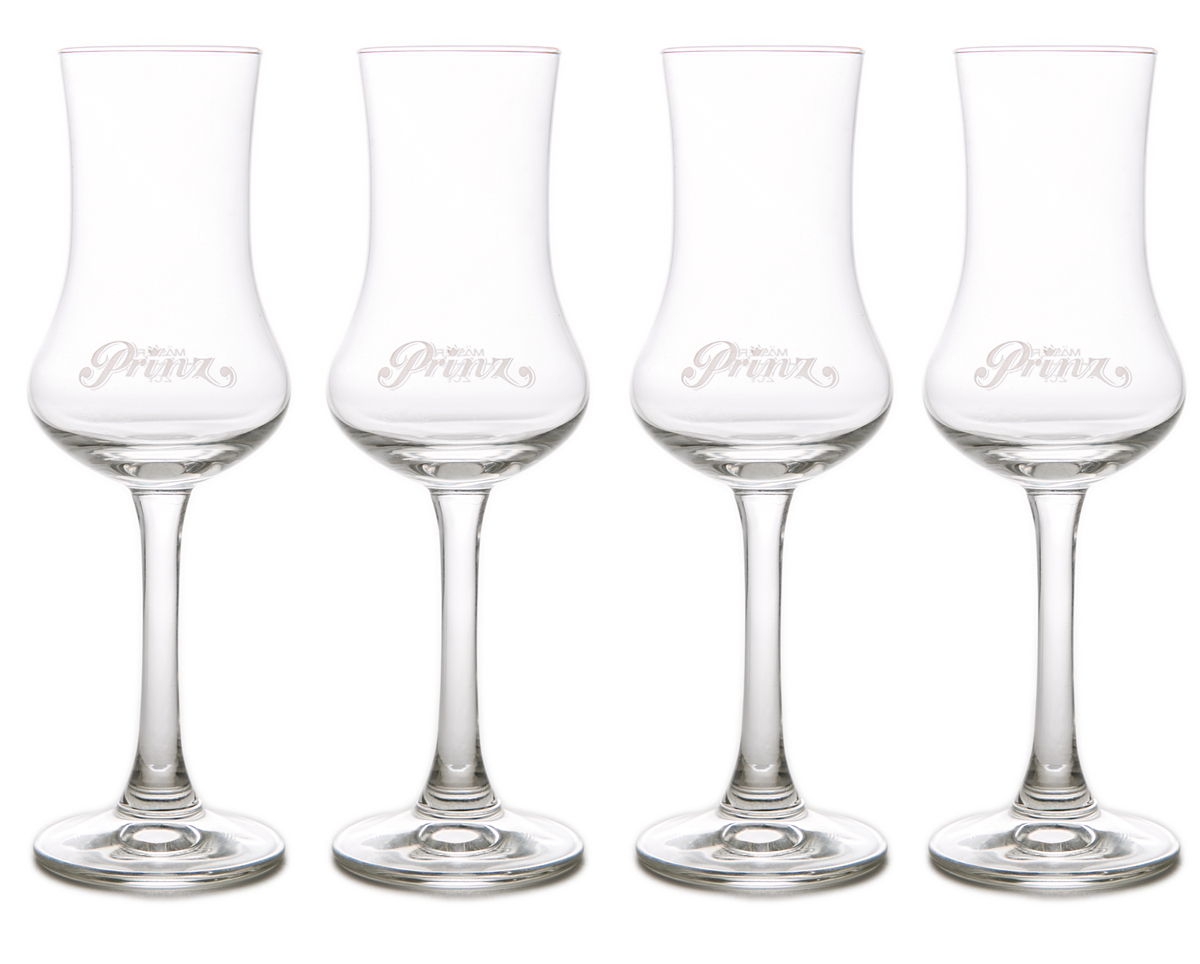 4 x Prinz: Original Schnapskelch 4 x Prinz: Original Schnapskelch von Fein-Brennerei Prinz