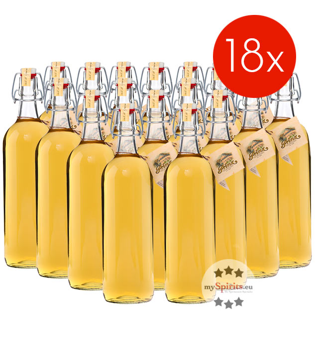 18 x Prinz Alte Marille  (41 % Vol., 1,0 Liter) von Fein-Brennerei Prinz