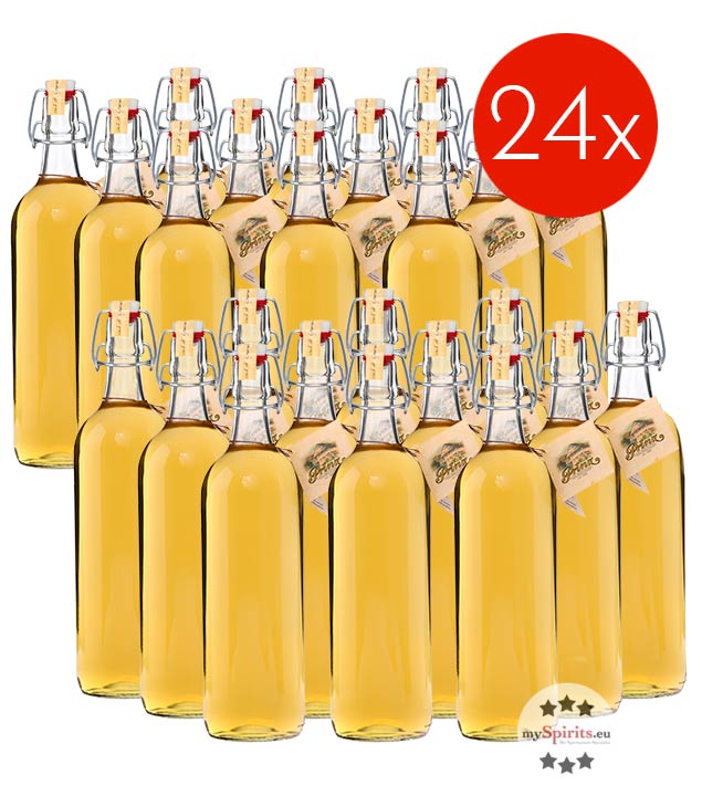 24 x Prinz Alte Marille  (41 % Vol., 1,0 Liter) von Fein-Brennerei Prinz