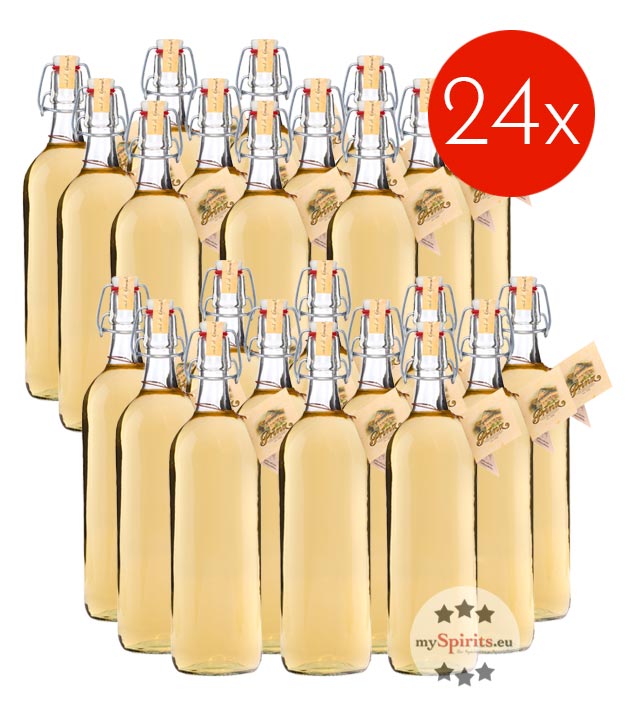 24 x Prinz Alte Williams-Christ-Birne  (41 % Vol., 1,0 Liter) von Fein-Brennerei Prinz