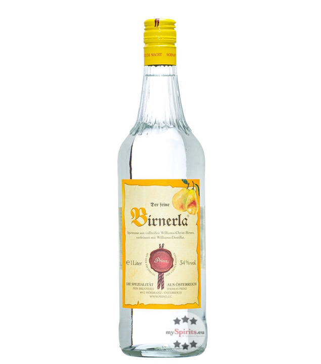 Prinz Birnerla (34 % Vol., 1,0 Liter) von Fein-Brennerei Prinz