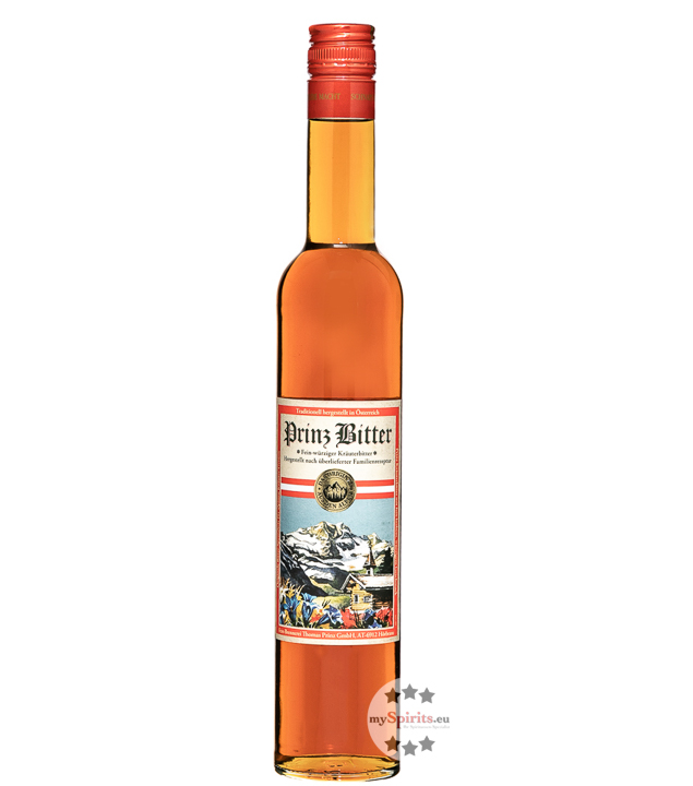 Prinz Bitter Kräuterlikör  (30 % Vol., 0,5 Liter) von Fein-Brennerei Prinz