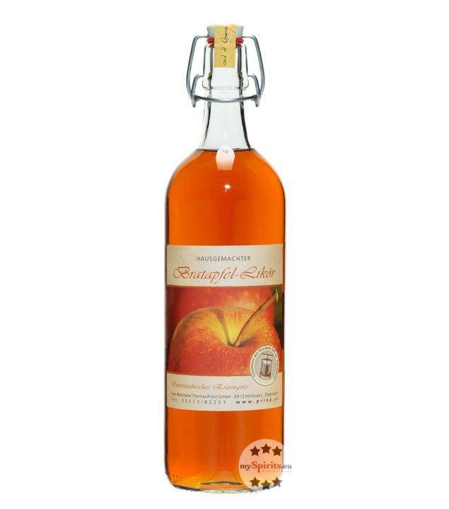 Prinz Bratapfel-Likör  (16 % Vol., 1,0 Liter) von Fein-Brennerei Prinz