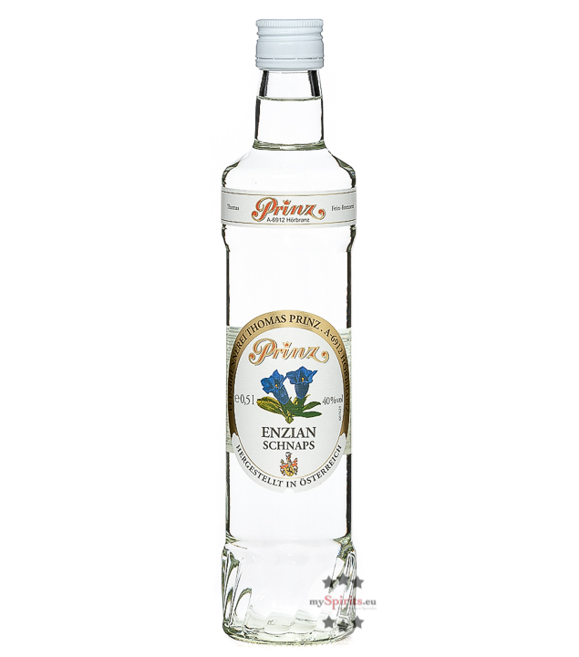 Prinz Enzian Schnaps 05l (40 % Vol., 0,5 Liter) von Fein-Brennerei Prinz