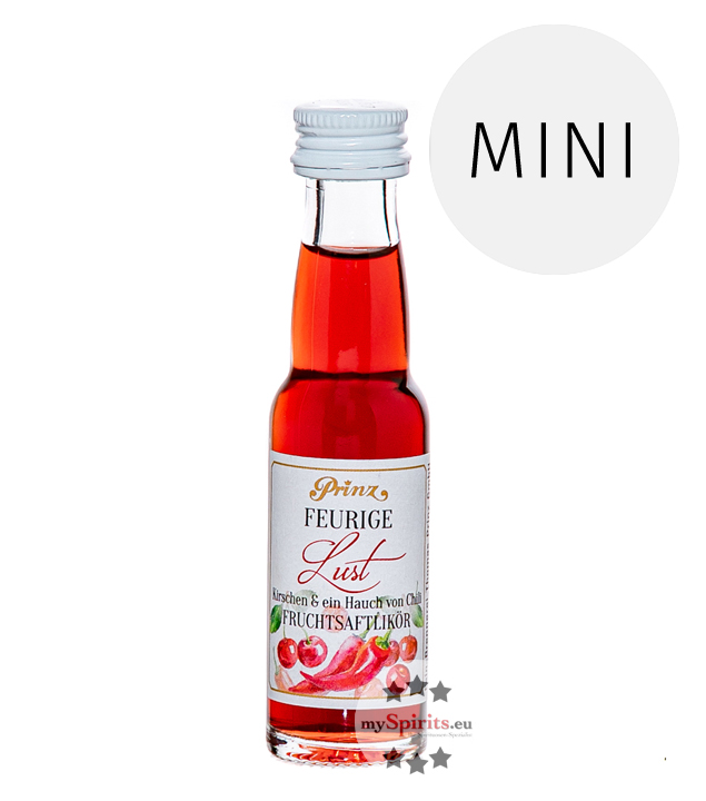 Prinz Feurige Lust Mini  (16 % Vol., 0,02 Liter) von Fein-Brennerei Prinz