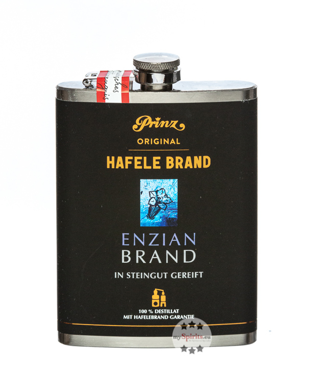 Prinz Flachmann Hafele Enzian  (45 % Vol., 0,2 Liter) von Fein-Brennerei Prinz