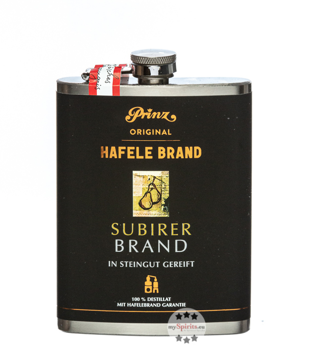 Prinz Flachmann Hafele Subirer Brand  (43 % Vol., 0,2 Liter) von Fein-Brennerei Prinz