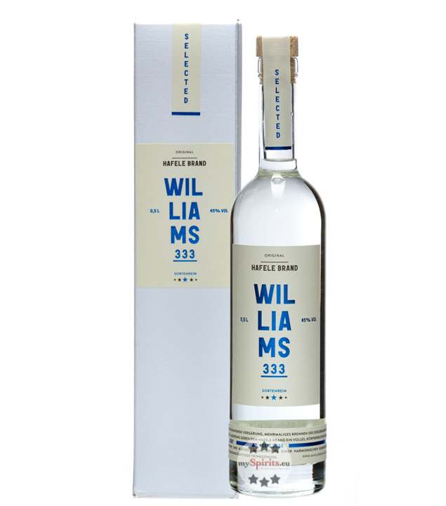 Prinz Hafele 333 Williams Birnenbrand (45 % Vol., 0,5 Liter) von Fein-Brennerei Prinz