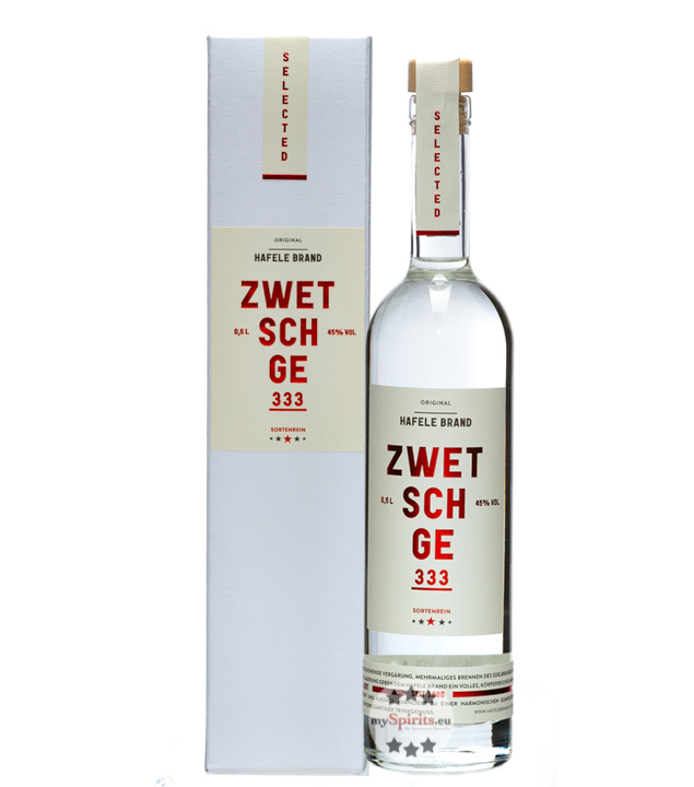 Prinz Hafele Brand 333 Zwetschge (45 % Vol., 0,5 Liter) von Fein-Brennerei Prinz