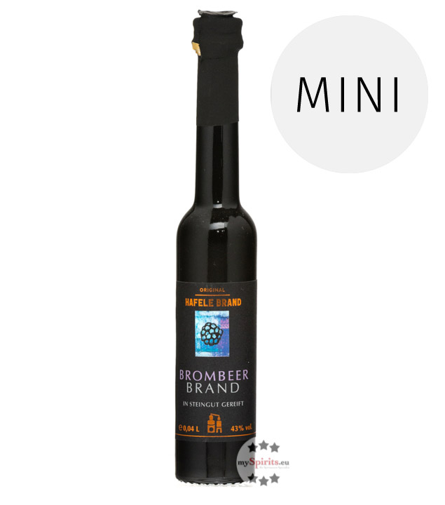 Prinz Hafele Brombeer Brand Mini 4cl (43 % Vol., 0,04 Liter) von Fein-Brennerei Prinz