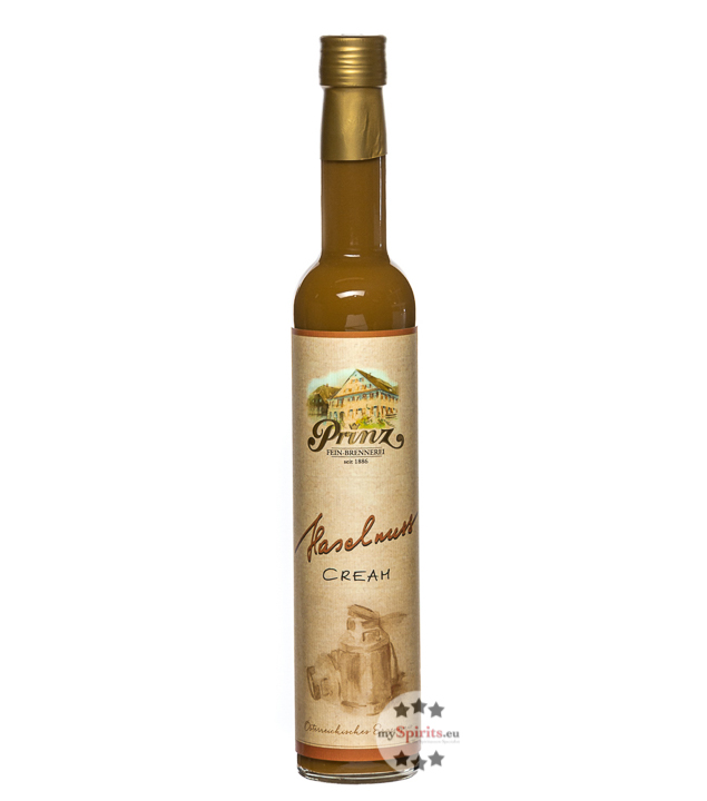 Prinz Haselnuss-Cream Likör (15 % Vol., 0,5 Liter) von Fein-Brennerei Prinz