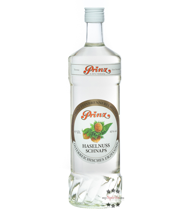 Prinz Haselnuss-Schnaps (40 % Vol., 1,0 Liter) von Fein-Brennerei Prinz