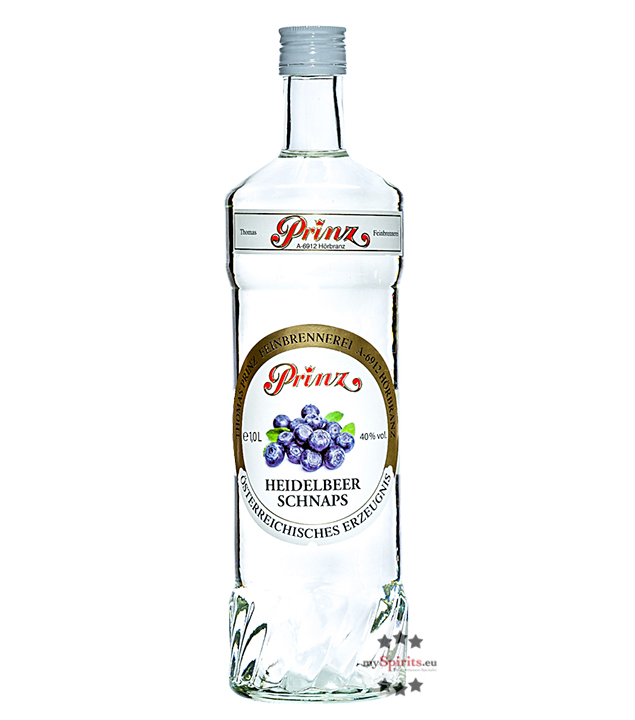 Prinz Heidelbeer-Schnaps (40 % Vol., 1,0 Liter) von Fein-Brennerei Prinz