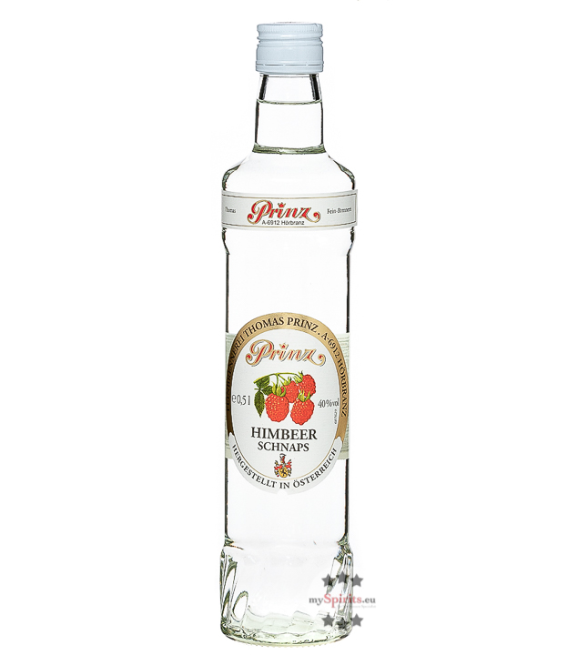 Prinz Himbeer-Schnaps  (40% Vol., 0,5 Liter) von Fein-Brennerei Prinz