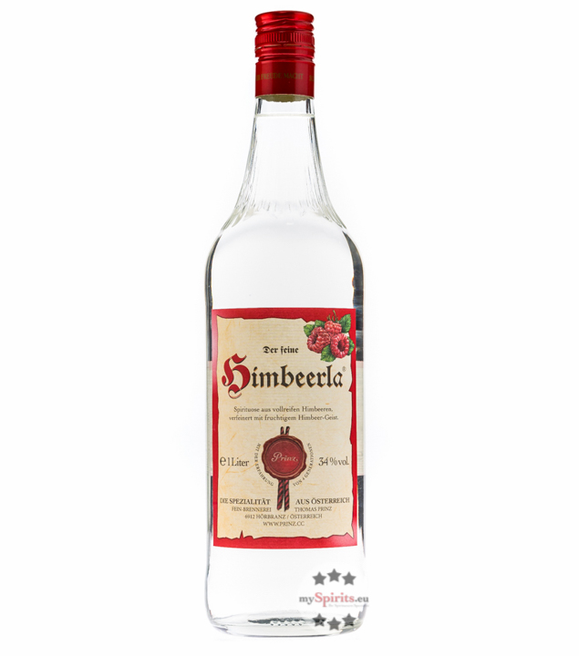 Prinz Himbeerla (34 % Vol., 1,0 Liter) von Fein-Brennerei Prinz