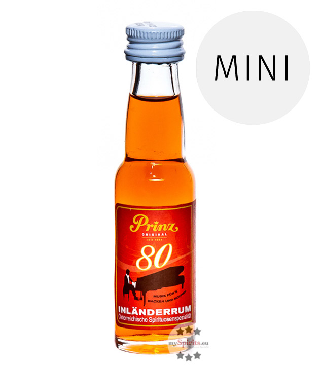 Prinz Inländer-Rum  (80 % Vol., 0,02 Liter) von Fein-Brennerei Prinz