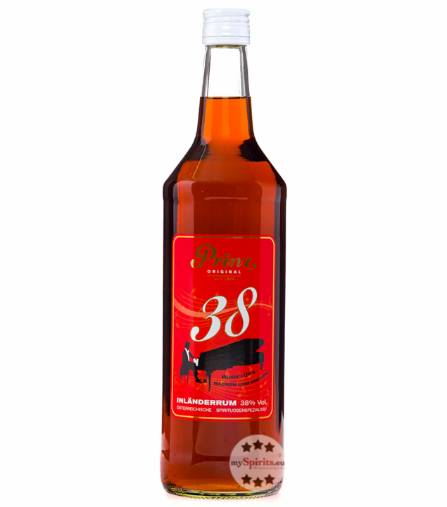 Prinz Inländer-Rum 38 % (38 % vol., 1,0 Liter) von Fein-Brennerei Prinz