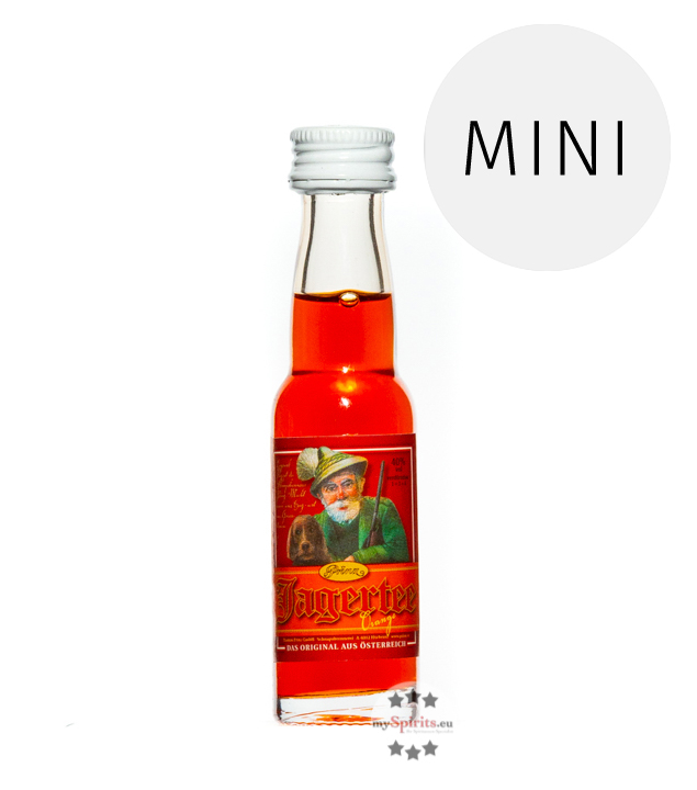 Prinz Jagertee Orange Mini  (40 % Vol., 0,02 Liter) von Fein-Brennerei Prinz