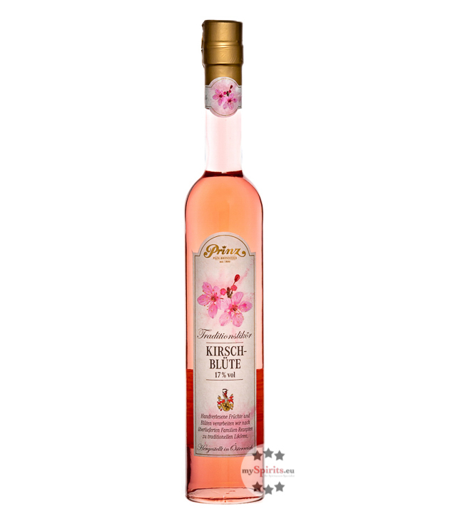 Prinz Kirschblüten Likör (17 % Vol., 0,5 Liter) von Fein-Brennerei Prinz