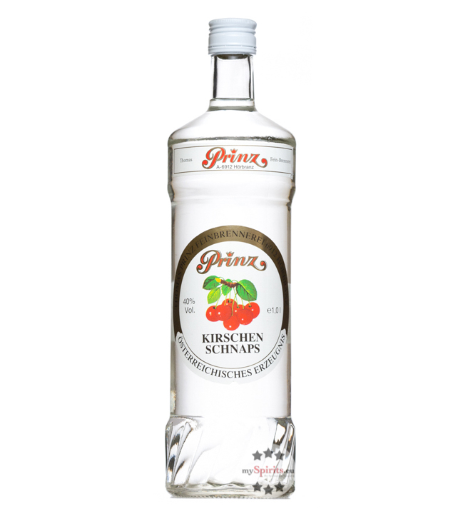 Prinz Kirschen Schnaps (40 % Vol., 1,0 Liter) von Fein-Brennerei Prinz