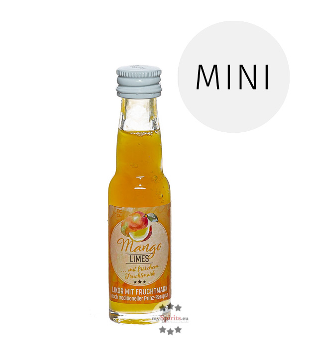 Prinz Mango-Limes  (16 % Vol., 0,02 Liter) von Fein-Brennerei Prinz