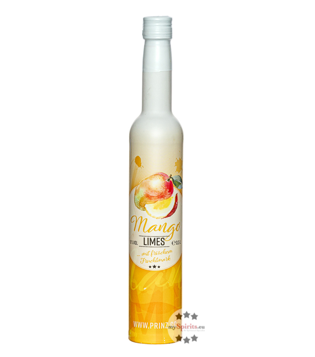 Prinz Mango-Limes (16 % Vol., 0,5 Liter) von Fein-Brennerei Prinz