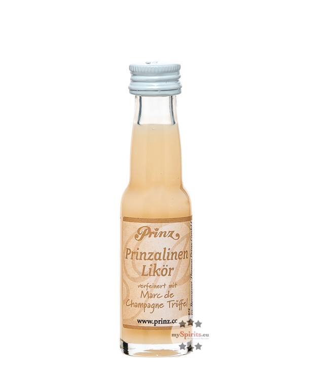 Prinz Prinzalinen Likör Miniatur (15% Vol., 0,02 Liter) von Fein-Brennerei Prinz
