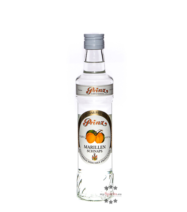 Prinz Marillen-Schnaps  (40 % Vol., 0,35 Liter) von Fein-Brennerei Prinz