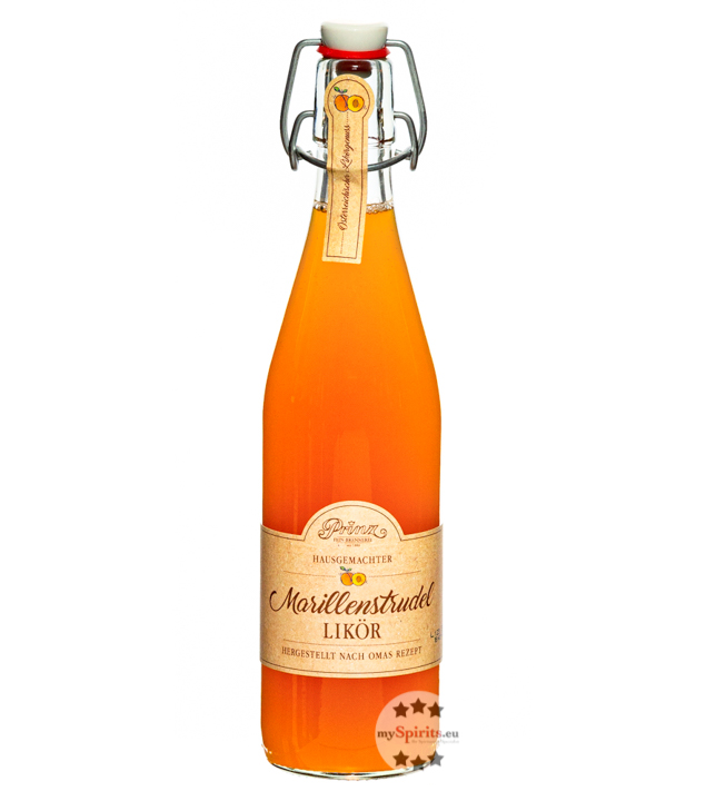 Prinz Marillenstrudel Likör  (16 % Vol., 0,5 Liter) von Fein-Brennerei Prinz