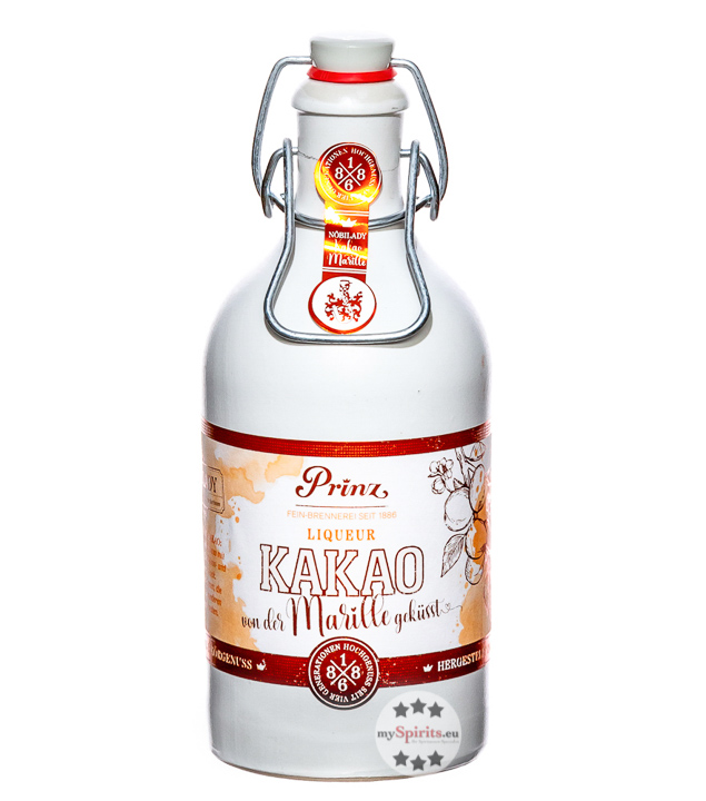 Prinz Nobilady Liqueur Kakao-Marille (17,7 % Vol., 0,5 Liter) von Fein-Brennerei Prinz
