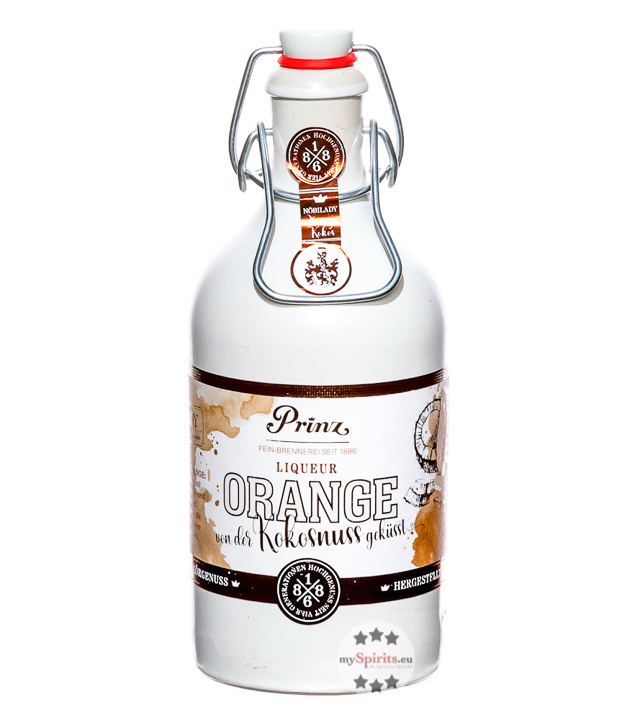 Prinz Nobilady Liqueur Orange-Kokosnuss (17,7 % Vol., 0,5 Liter) von Fein-Brennerei Prinz