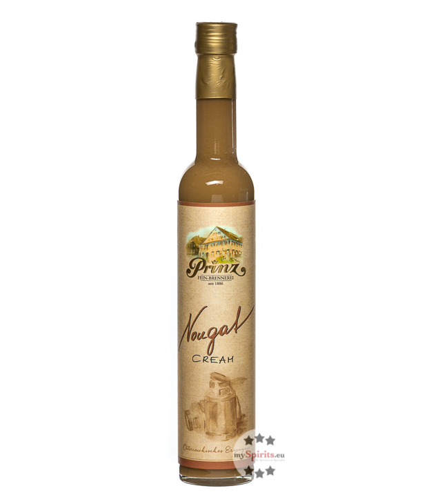 Prinz Nougat-Cream Likör (15 % Vol., 0,5 Liter) von Fein-Brennerei Prinz