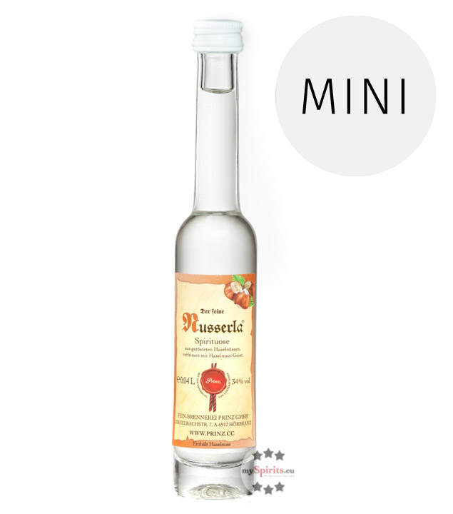 Prinz Nusserla Mini 4cl (34 % Vol., 0,04 Liter) von Fein-Brennerei Prinz