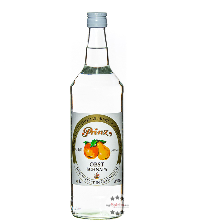 Prinz Obstschnaps 38 % vol (38 % Vol., 1,0 Liter) von Fein-Brennerei Prinz