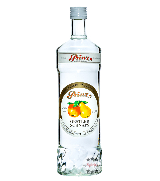 Prinz Obstschnaps 45% (45 % Vol., 1,0 Liter) von Fein-Brennerei Prinz