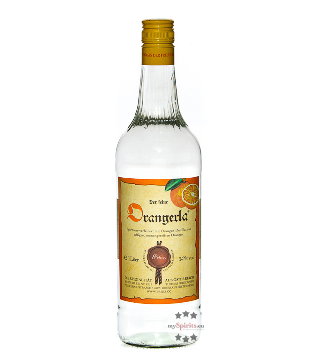 Prinz Orangerla (34 % Vol., 1,0 Liter) von Fein-Brennerei Prinz