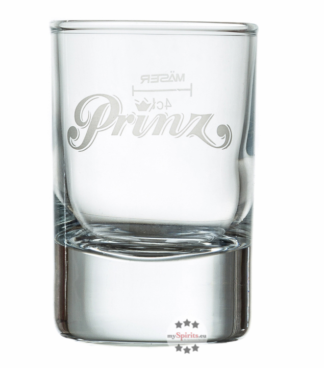 Prinz Original Schnaps Glas Stamperl Prinz Original Schnaps Glas Stamperl von Fein-Brennerei Prinz