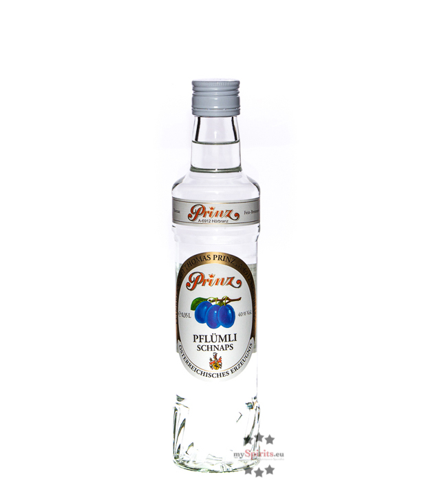 Prinz Pflümli-Schnaps  (40 % Vol., 0,35 Liter) von Fein-Brennerei Prinz
