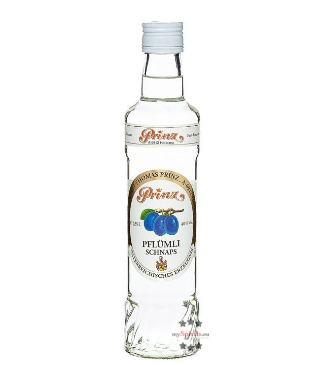 Prinz Pflümli-Schnaps  (40 % Vol., 0,5 Liter) von Fein-Brennerei Prinz