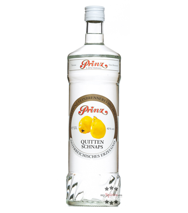 Prinz Quitten Schnaps (40% Vol., 1,0 Liter) von Fein-Brennerei Prinz