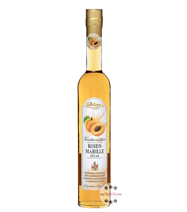 Prinz Rosen-Marille Likör (25 % Vol., 0,5 Liter) von Fein-Brennerei Prinz