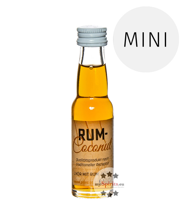 Prinz Rum Coconut Likör mit Inländerrum (40% Vol., 0,02 Liter) von Fein-Brennerei Prinz