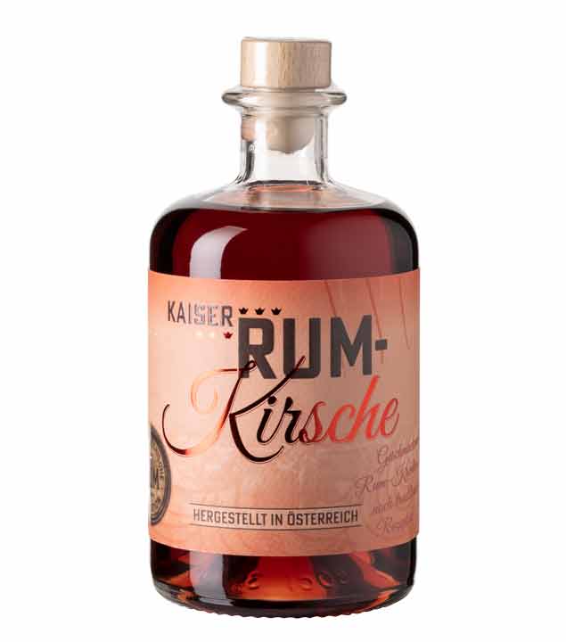 Prinz Rum-Kirsche Likör mit Inländerrum (40 % Vol., 0,5 Liter) von Fein-Brennerei Prinz