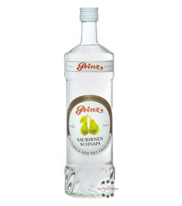 Prinz Saubirnen Schnaps (40 % Vol., 1,0 Liter) von Fein-Brennerei Prinz