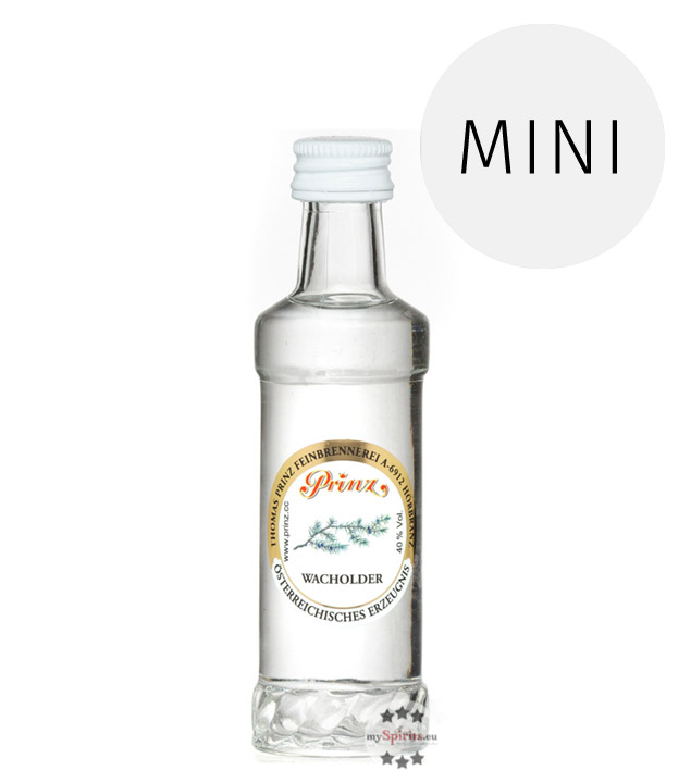 Prinz Wacholder Schnaps Mini 4cl (40 % Vol., 0,04 Liter) von Fein-Brennerei Prinz