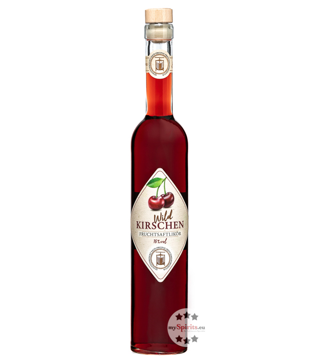 Prinz Wildkirschen-Likör (16 % vol, 0,5 Liter) von Fein-Brennerei Prinz