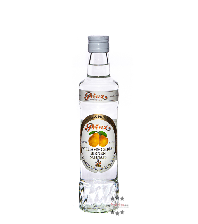 Prinz Williams-Birnen Schnaps  (40 % Vol., 0,35 Liter) von Fein-Brennerei Prinz